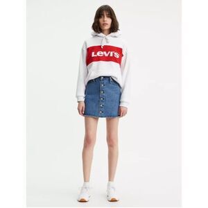 Levi's Button Front Mini Skirt